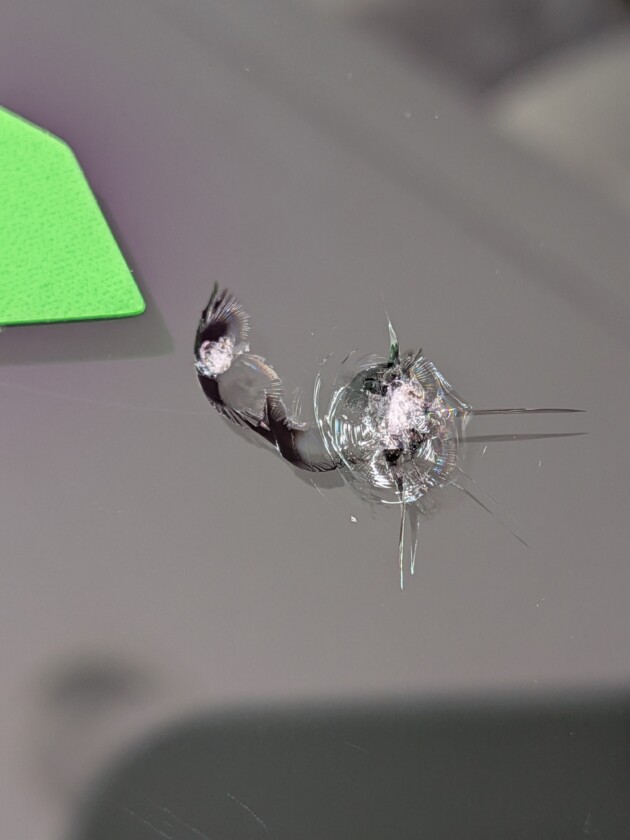 ビッツ2.4cmのひび割れ